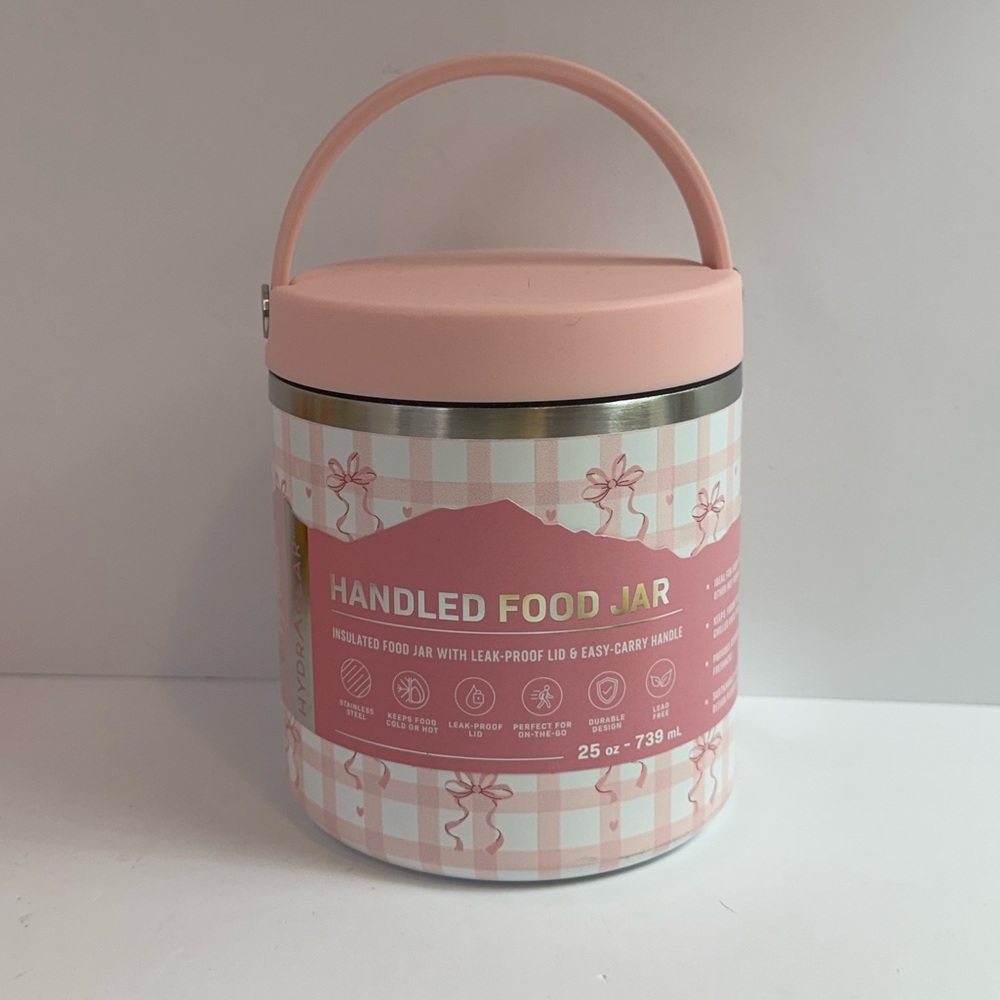HydraGear 25 oz Stainless Steel Food Jar with Leak-Proof Lid